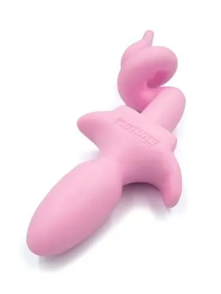 Pig Tail Pink Butt Plug