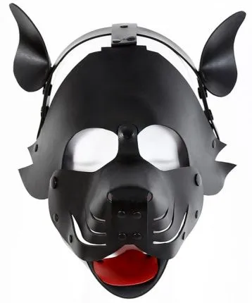 Pup Mask Faux Leather