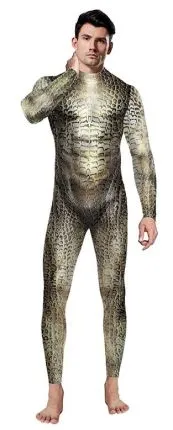 Catsuit Schlange grün