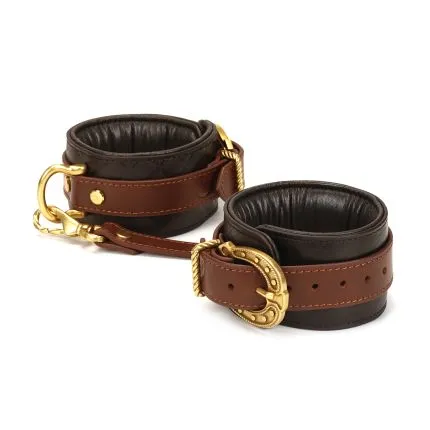 Leather Ankle Cuffs