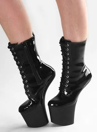 Ankle Pony Boots black