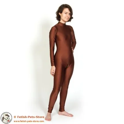 Cat Suit Lycra, Zip back