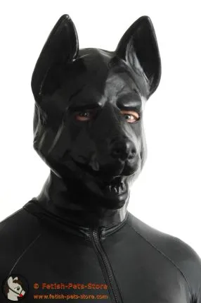 Latexmaske Schäferhund