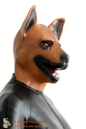 German Shepherd Colored Mask