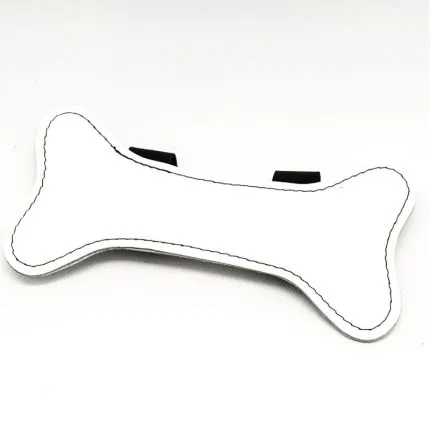 Puppy Leather Bone White