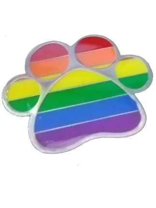 Pin Rainbow Paw
