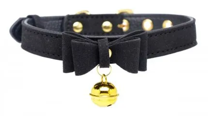 Golden Kitty Collar Black