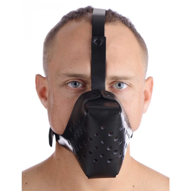 leather bondage muzzle